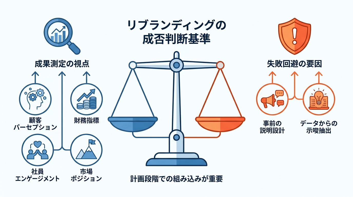 成果測定と失敗回避の判断基準