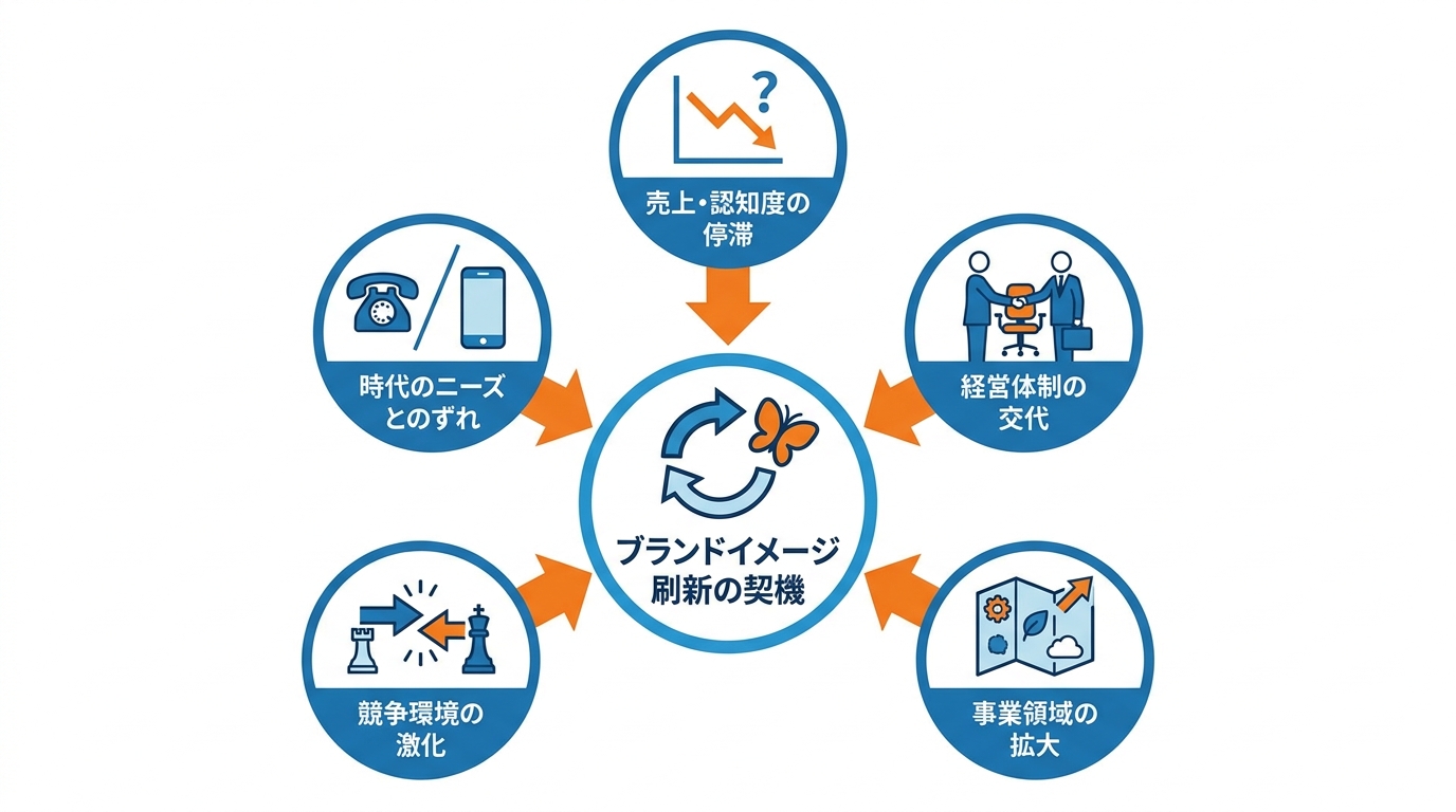 刷新が求められる5つの契機