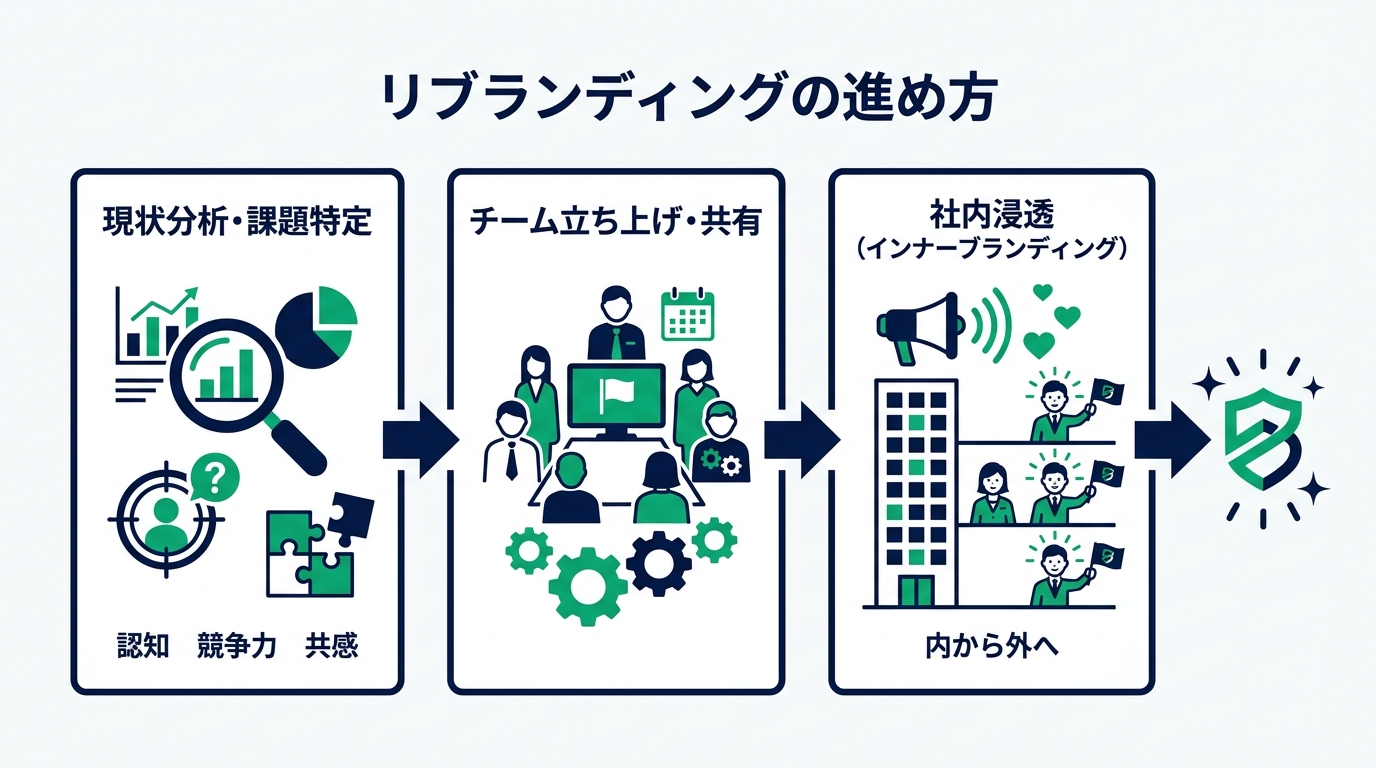 自社で実践する刷新の進め方