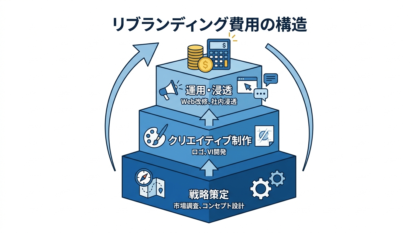 リブランディング費用の構造