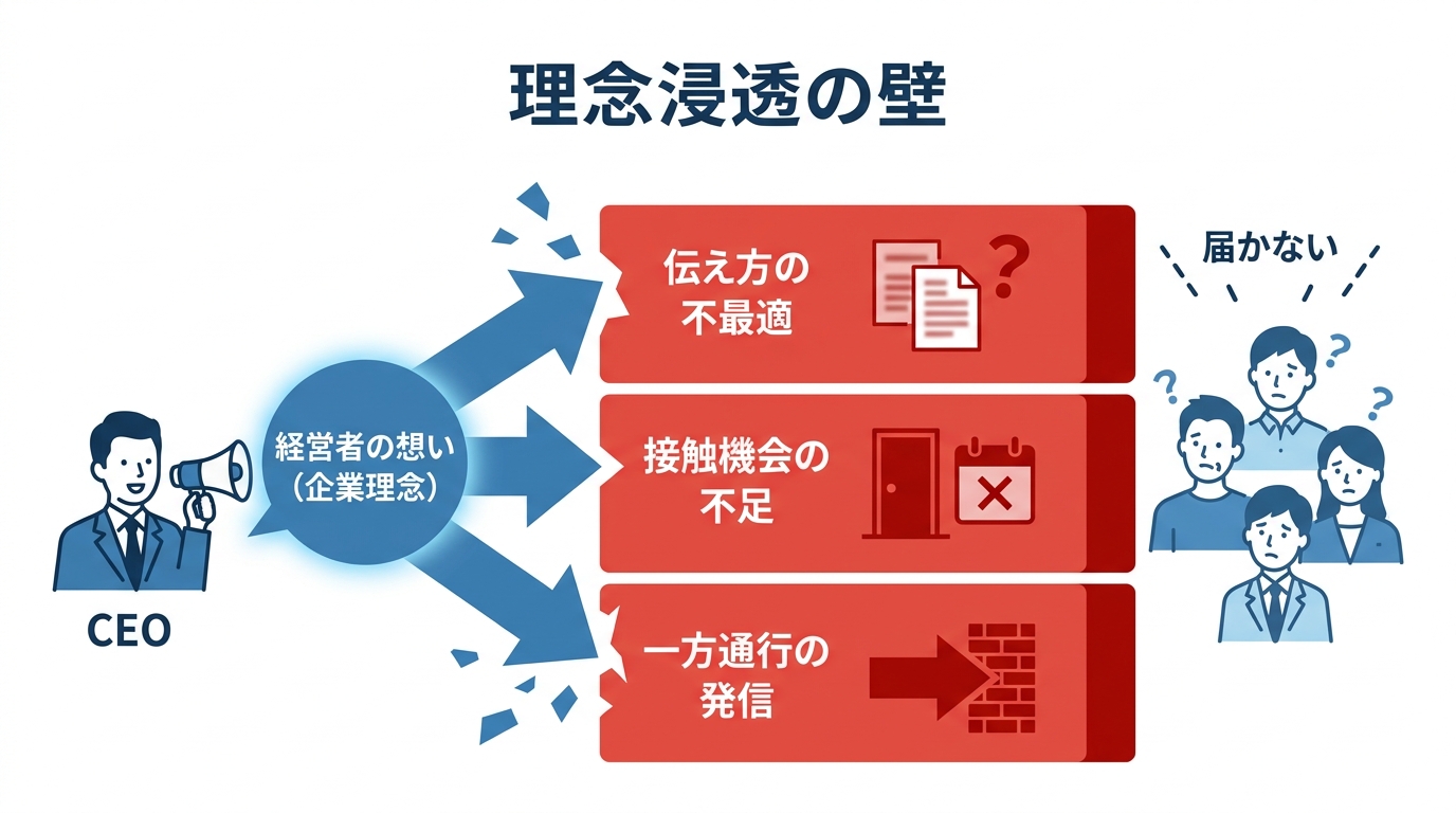 経営者の想いが届かない背景