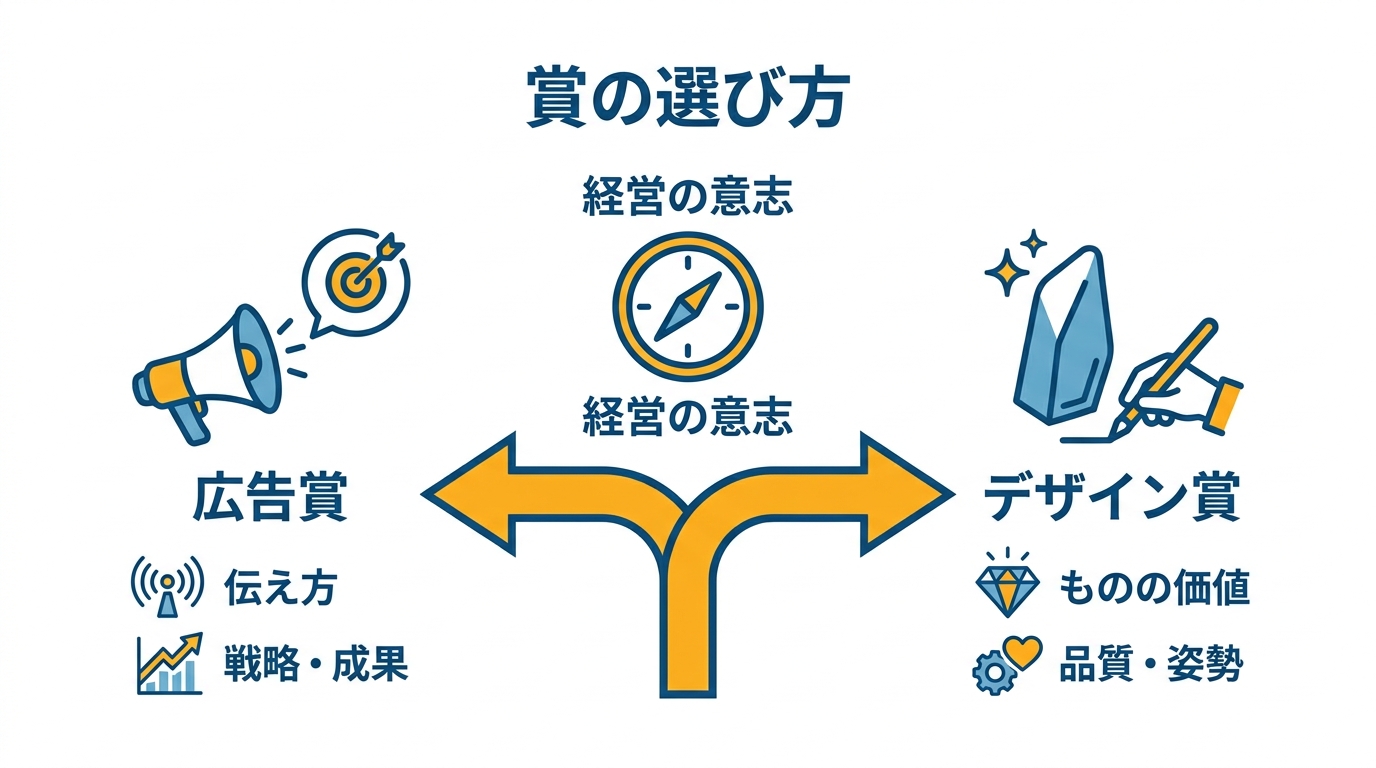 企業が狙うべき賞の選び方