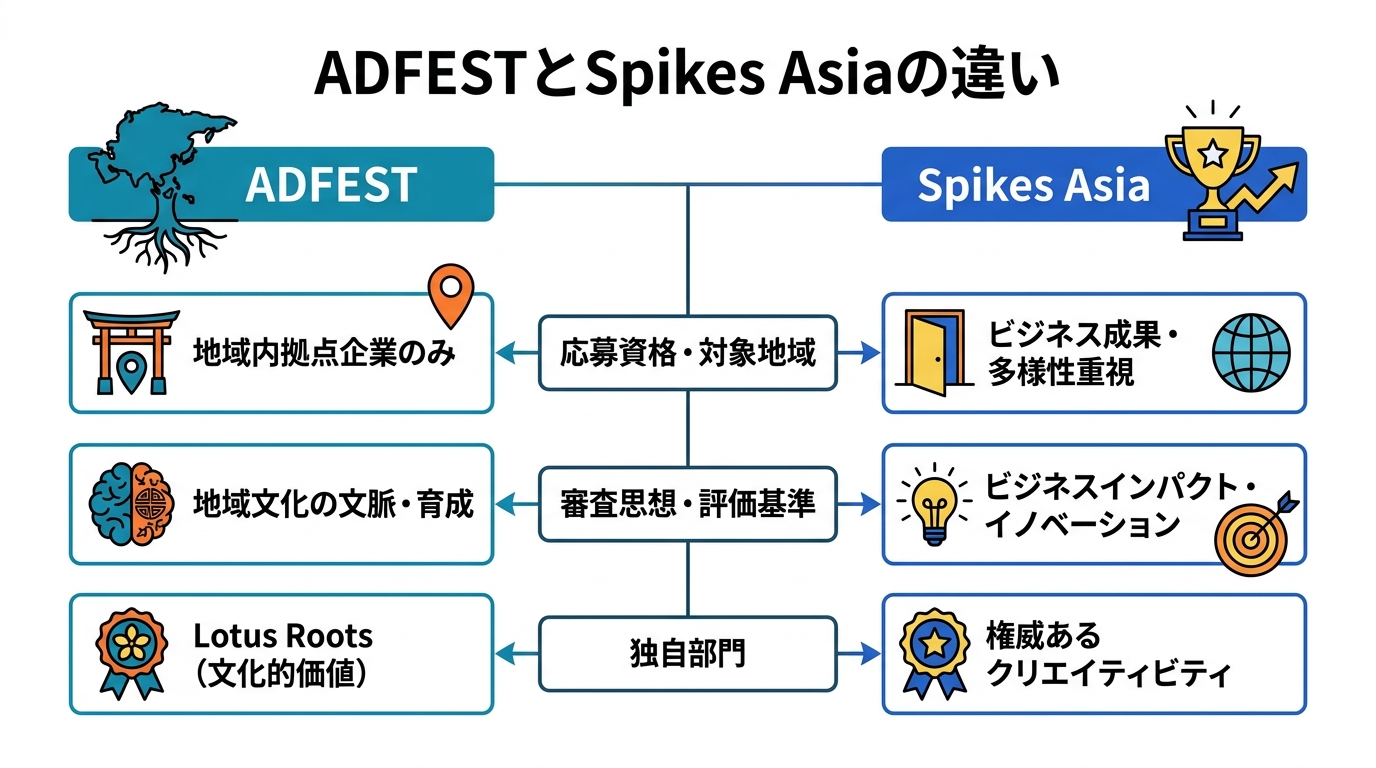 Spikes Asiaとの違い