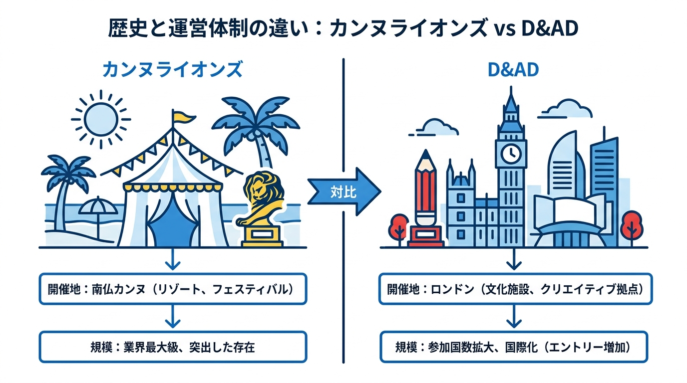 歴史と運営体制の違い