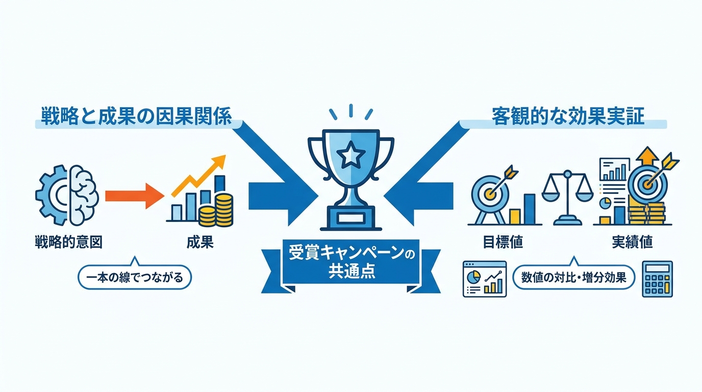 受賞キャンペーンに見る共通点