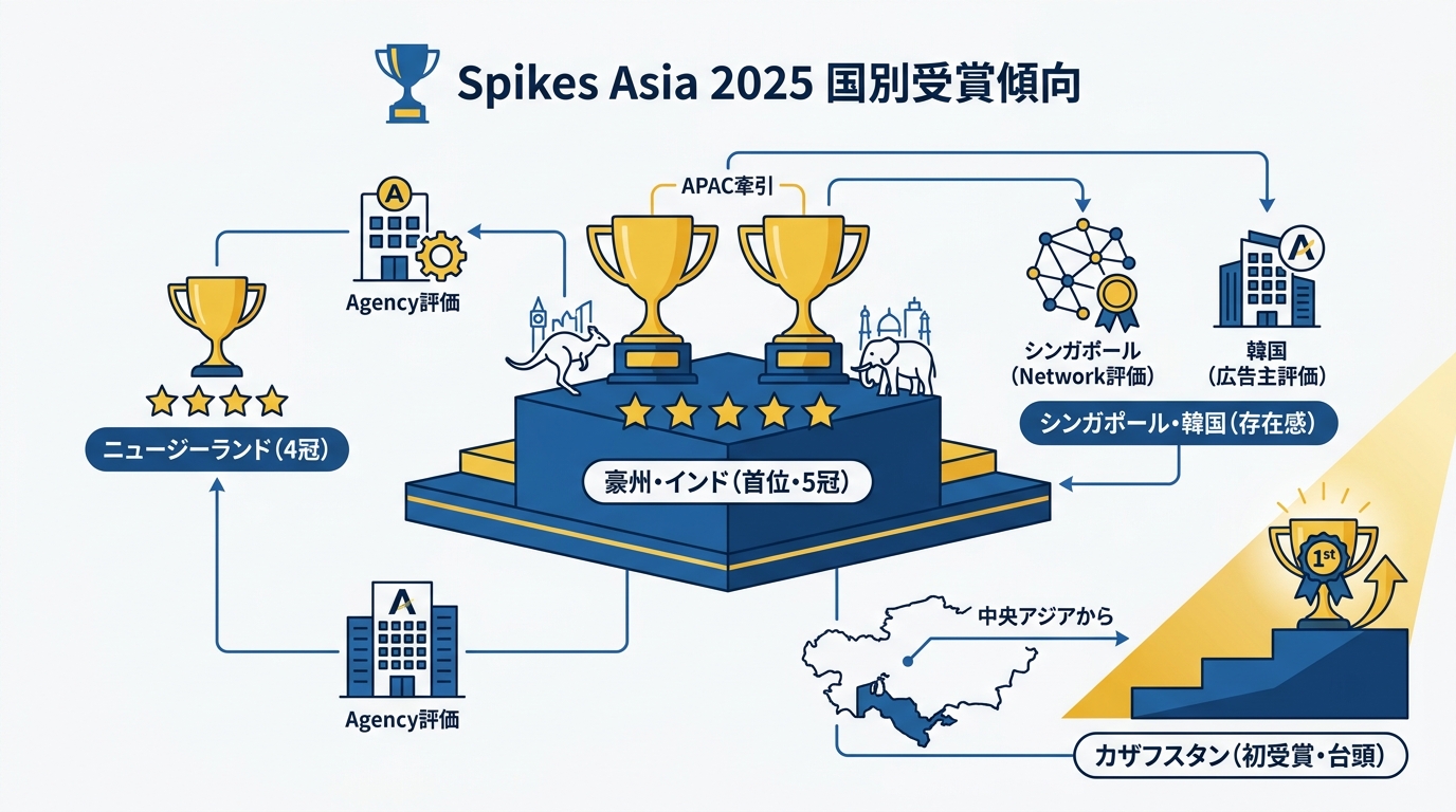 国別・地域別の受賞傾向