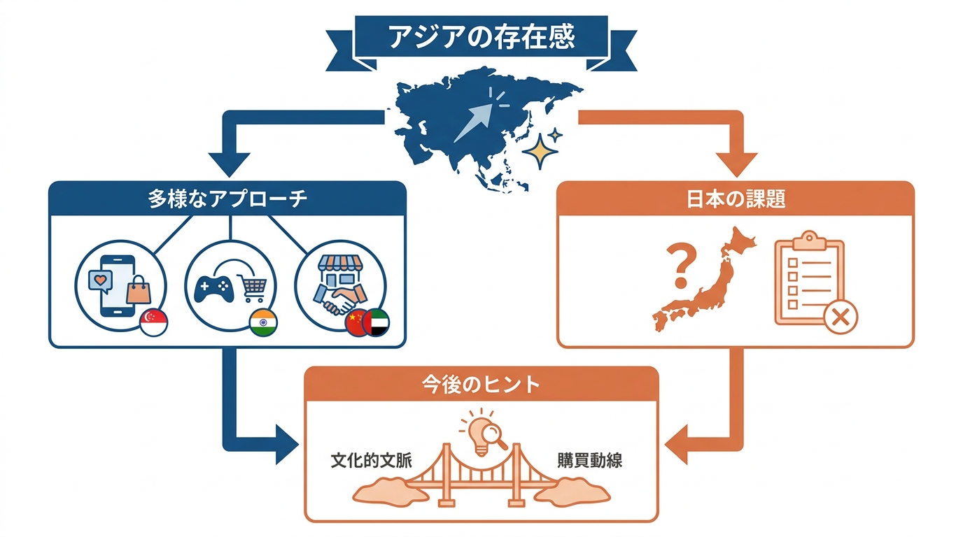 日本・アジア勢のショートリストと存在感