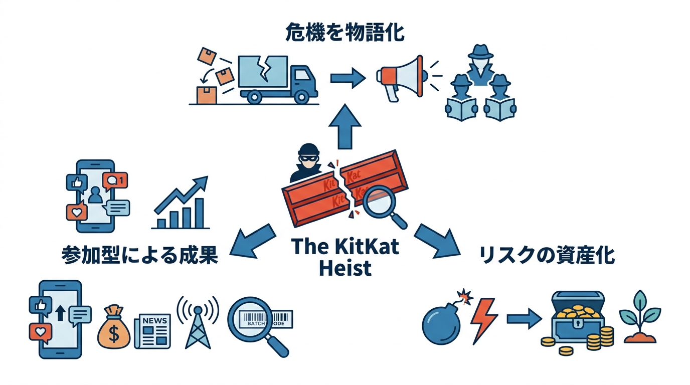 メディア部門グランプリ「The KitKat Heist」