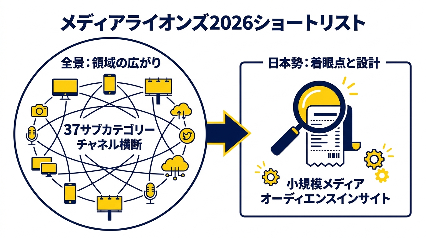 ショートリスト全景と日本勢の動向