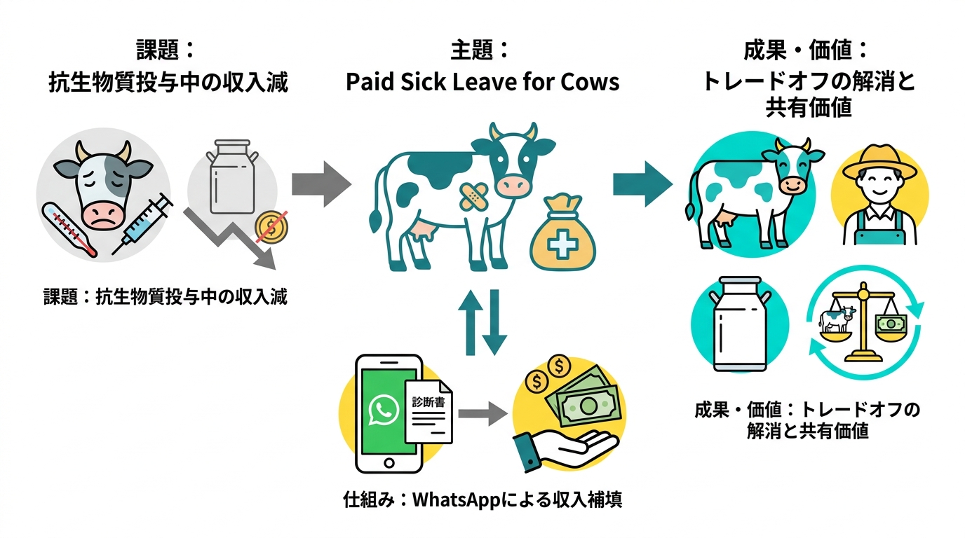 グランプリ『Paid Sick Leave for Cows』